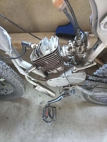 yük velosipedi: Benzin mühərrikli dağ velosipedi (custom) - Çərçivə: amortizatorlu — 2