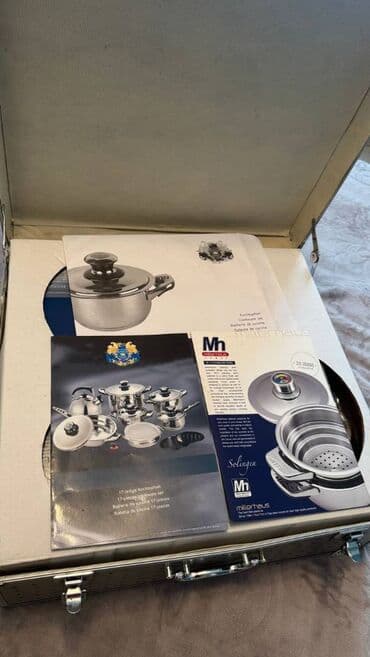 Tava-qazan dəstləri: Rəng - Gümüşü, Almaniya — 3