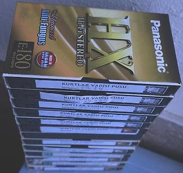 DVD плееры: Videokassetlər VHS standartlı müxtəlif zaman tutumunda və markada — 9