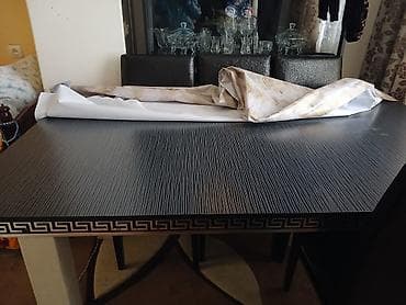 Mətbəx üçün, İşlənmiş, Dördbucaq masa, 6 stul