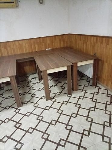 mini stol: Mətbəx masası, Yeni, Açılmayan, MDF, Dördbucaq masa — 4
