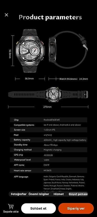 rəsmi 9 s: Smart saat — 1