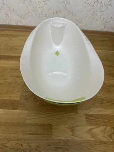 Mobil telefonlar üçün digər aksesuarlar: Mothercare uşaq vannası - Rəng: ağ, yaşıl detal və tıxac - Ergonomik — 2