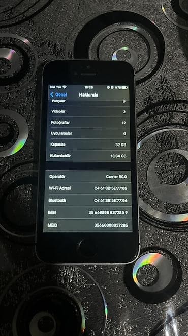 iphone se 4 2025 qiymeti: IPhone SE, 32 GB, Qara, Barmaq izi — 3