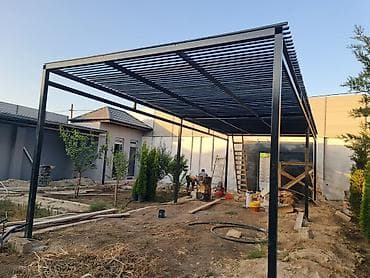 heyet qaplari: Metall pergola/karkas konstruksiya – fərdi ölçü və dizayn Məhsulun — 2