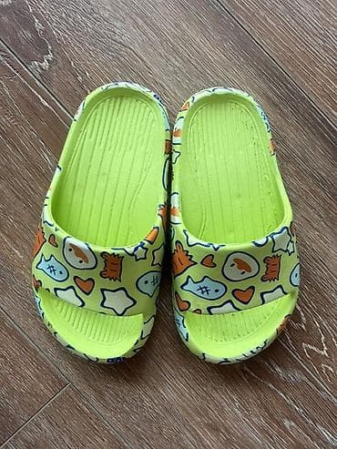 Комплекты одежды: Цвет - Зеленый Шлёпанцы, Размер: 26, Унисекс — 1