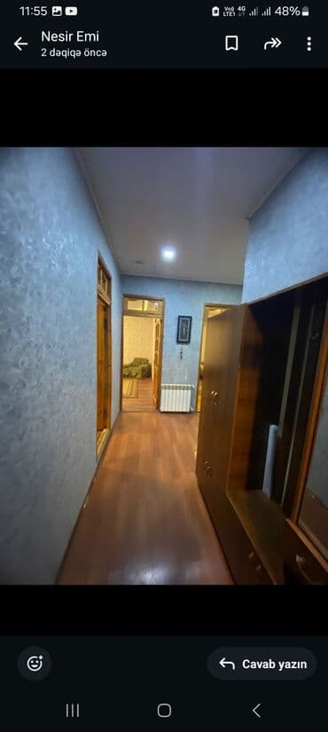 yevlax kirayə ev: 100 kv. m, 3 otaqlı, Kombi, Qaz, Su — 7