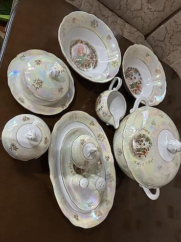 desti: Nahar dəsti, rəng - Ağ, Farfor, Madonna, Almaniya — 2