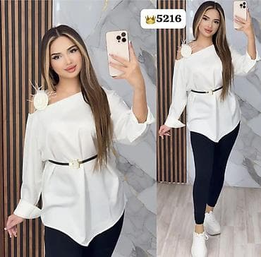 yun corab: Zərif qadın bluzası – model 5216 hər rəngi var standart ölçü - Rəng — 1