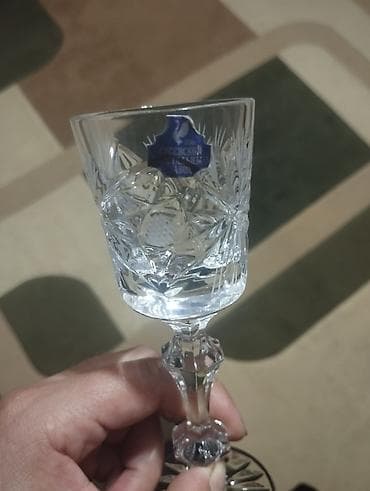 sam: Kristal içki dəsti - Material: şəffaf kəsim kristal - Mənşə — 4