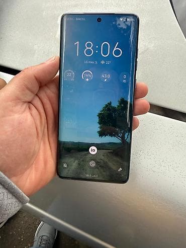 Motorola Edge, 256 GB, rəng - Boz, Simsiz şarj — 5