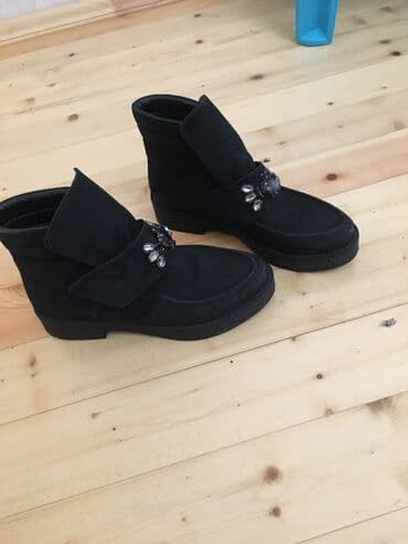 qadın bot: Ölçü: 40, rəng - Qara, İşlənmiş — 2