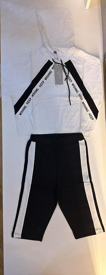 sport dəst: İdman dəsti – kapüşonlu qısaqol üst və şort Ölkə-Türkiyə Ölçe: 9-10 — 1