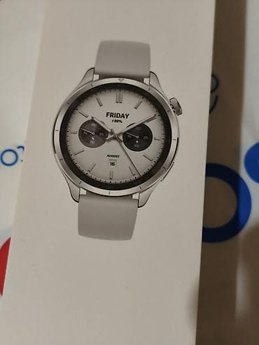 iphone telefon saat: Yeni, Smart saat, Xiaomi, Sensor ekran, rəng - Gümüşü — 2