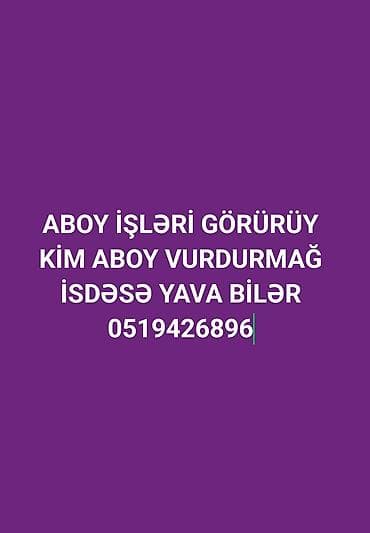 Peşəkar aboy (divar kağızı) işləri xidməti - Divar kağızının lalafo.az -da Peşəkar aboy (divar kağızı) işləri xidməti - Divar kağızının