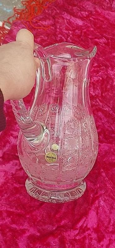 qab qurudan: Bohemia Crystal şüşə seti - Material: orijinal Bohemia Crystal — 2