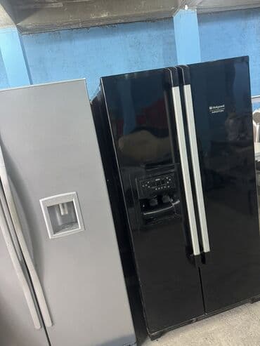 dondurma soyuducuları: 2 qapılı Samsung Soyuducu Satılır, rəng - Qara, Dispenserli — 3