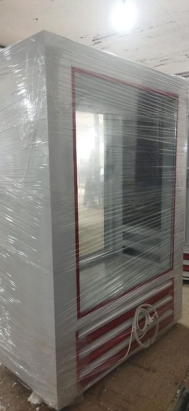 kompressorlar: Yeni🔥 Mağazalar üçün şüşə Ət vitrinalı soyuducu şkaf - Tip: Şaquli — 1