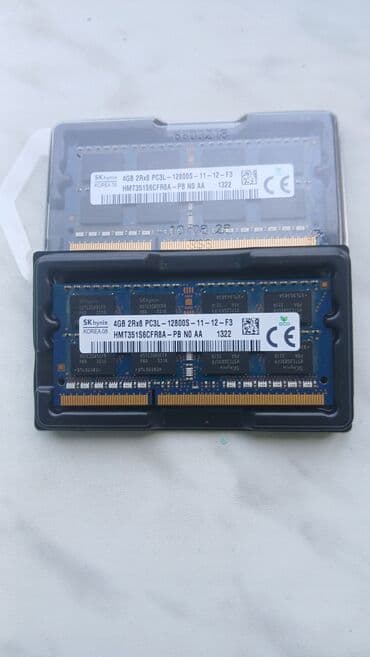 komputer kalonkasi: Operativ yaddaş (RAM) Hynix, 4 GB, 1600 Mhz, DDR3, Noutbuk üçün — 1