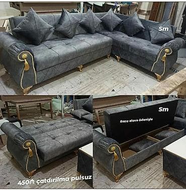 Künc divan, Yeni, Açılmayan, Bazasız, Parça, Şəhərdaxili pulsuz çatdırılma