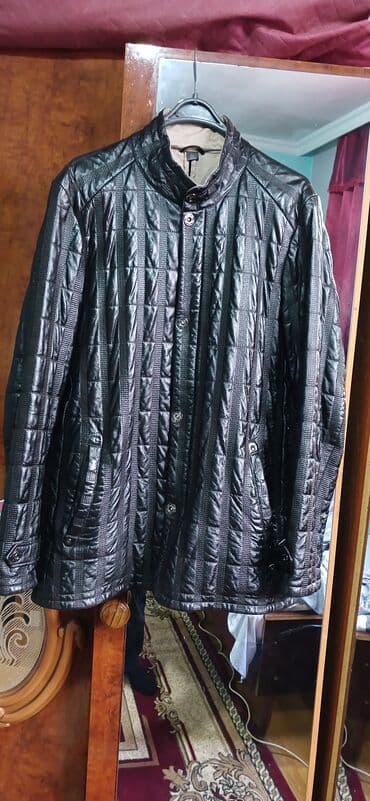 спрей для депиляции корейский: Мужская куртка, Кожаная, Зимняя, 2XL — 3