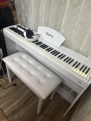 gitara satisi: Elektron fortepiano – “Symphony” rəng: ağ. Tam ölçülü klaviatura — 1