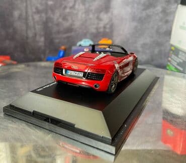 metbex tavan modelleri: Коллекционная модель AUDI R8 V10 Spyder Red 2012 Limited Edition — 21