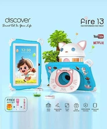oyun rul seti: Kateqoriya: Planşetlər Brend: Discover Model: Fire 13 blue Təsvir — 1