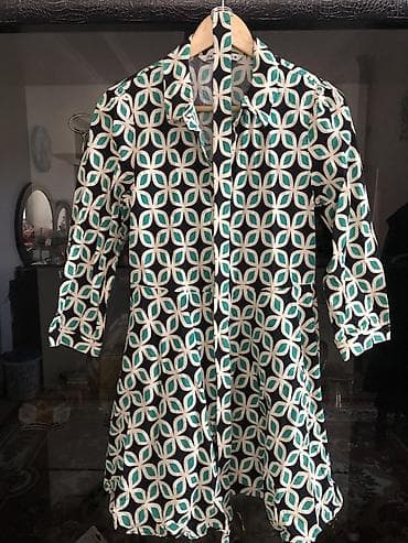 ZARA qadın paltarı - Model: köynək-kəsimli tunik/paltar - Ölçü: XS