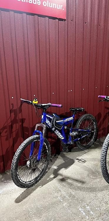 Спортивные велосипеды: Məhsul: dağ velosipedi – SPEEDBIKES SPIRIT (mavi rəng) Təsvir: - — 2