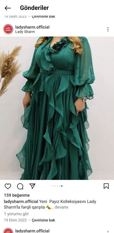 ikinci el don: Ziyafət donu,Lady sharmdan alınıb,bir dəfə geyilib42razmerdir — 2