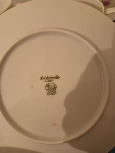 diox cay: Çay dəsti, rəng - Bej, Farfor, Almaniya — 4