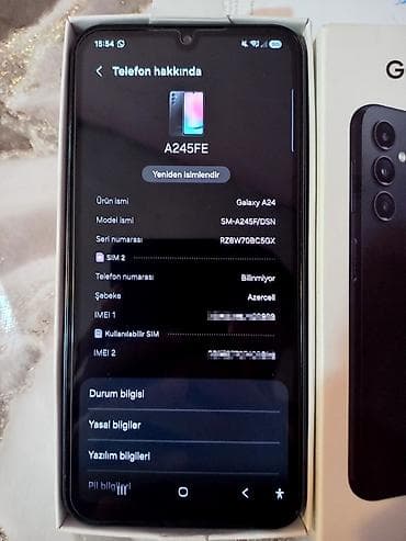 Samsung Galaxy A24 4G, 128 GB, rəng - Qara, Sənədlərlə — 6