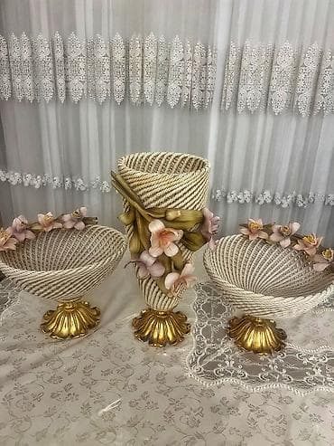 gul qabı: Vaza dəsti, Keramika — 3