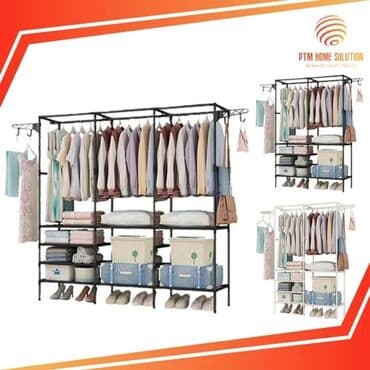 сушилка для одежды: Asilqan qarderob 💵50Azn Ölçu:160*36*170sm Metal kanstruksia — 4