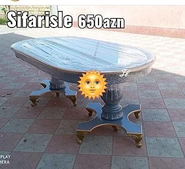 dəyirmi masa: Oval masa, Açılmayan — 1