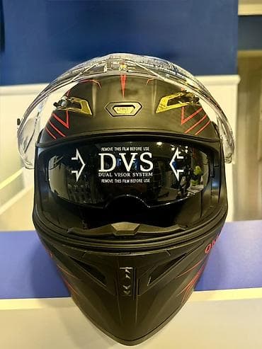 electro moto: Məhsul: OKE Helmet – tam üzlü moto dəbilqə - Rəng və dizayn: Mat qara — 4