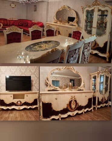 турецкая мягкая мебель в баку: İşlənmiş, TV stend, Komod, Masa və oturacaqlar, Türkiyə — 1