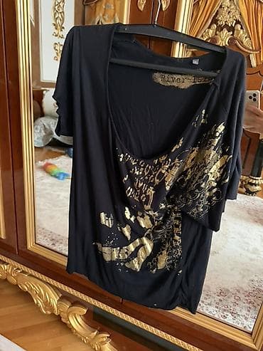stringer alt geyimi: Qadın qara bluz/paytaxt üst geyimləri – 2 ədəd dəst 1) River Island — 2