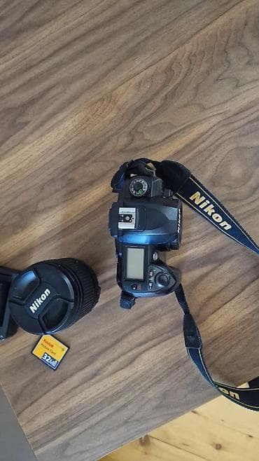 nikon d200: Nikon D70s DSLR fotoaparat dəsti Komplekt: - Nikon D70s gövdə - AF-S — 2