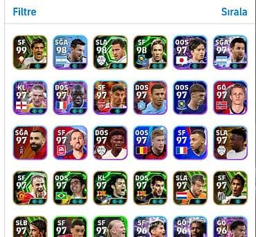 barter velosiped: EFootball hesabı – yüksək reytinqli komanda heyəti. Hal hazırda 3218 — 2
