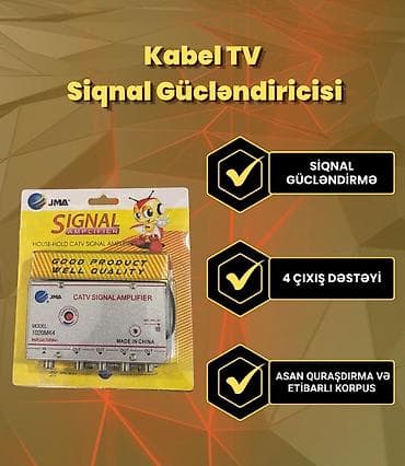 wifi amplifier: JMA Kabel TV (CATV) Siqnal Gücləndiriciləri – ev və obyektlərdə — 2