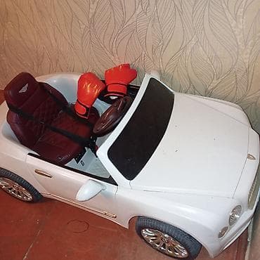 elektro masin: Uşaq üçün elektrikli minik maşını – kabriolet tipli, ağ korpus və — 3