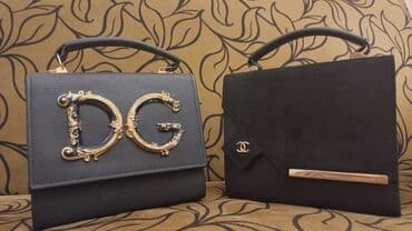 qaşlı çanta: Qara rəngdə zərif qadın əl çantaları.Hər biri 15azn — 1