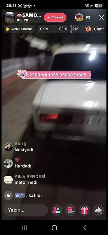 payalniklər: Nomre satilir qiymet 2000 m — 2