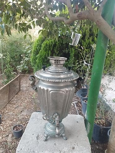 mis samovar: 5 litr su tutur problemi yoxdu qədimi samovardı qiyməti sondu sadə — 1