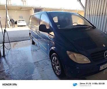 mercedes vito 208: Mercedes-Benz Vito matorlu miniven - Kuzov: mavi rəng, uzun baza — 5