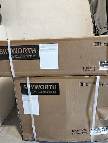 soba borusu: Skyworth split tipli kondisioner dəsti Model: SMFH09V-1B1A1NBAB — 1