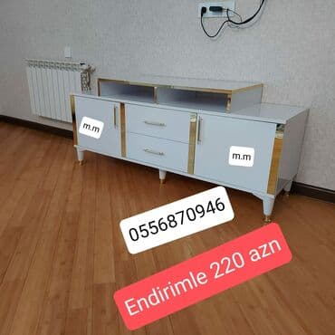 Matraslar: Yeni, Düz TV altlığı, Polkalı, Laminat, Azərbaycan — 2