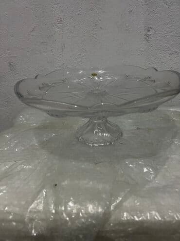 Блюда для тортов и сладостей: Миски, Набор из 6 шт., цвет - Синий, Фарфор, СССР — 34